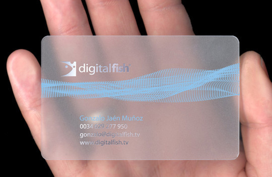 30款漂亮的透明名片設(shè)計(jì)