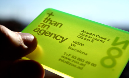 30款漂亮的透明名片設(shè)計(jì)