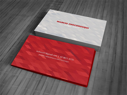 27款低多邊形(Low Poly)風(fēng)格名片設(shè)計(jì)欣賞