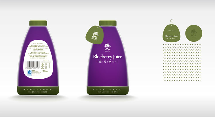 莓氏野生藍(lán)莓果汁飲品